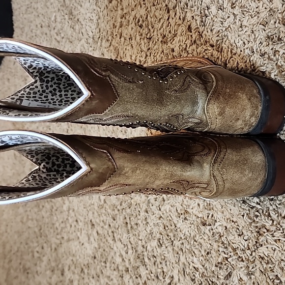 LAREDO WOMEN'S SPELLBOUND WESTERN PERFORMANCE BOOTS - BROAD SQUARE TOE sz 8 - Picture 4 of 9